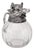 Vintage Glass Jug with Silver-Plated Boar Head from Valenti, 1970s For Sale
