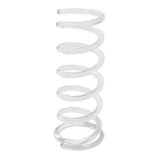 Lucite Spiral Umbrella Stand For Sale