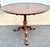 Mid 20th Century Vintage Kittinger Colonial Williamsburg Cw 70 Mahogany Chippendale Style Birdcage Tilt Table For Sale - Image 5 of 10
