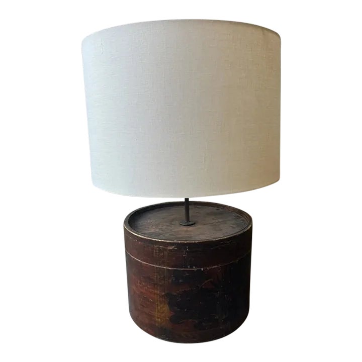 Vintage Chinese Container Lamp | Chairish