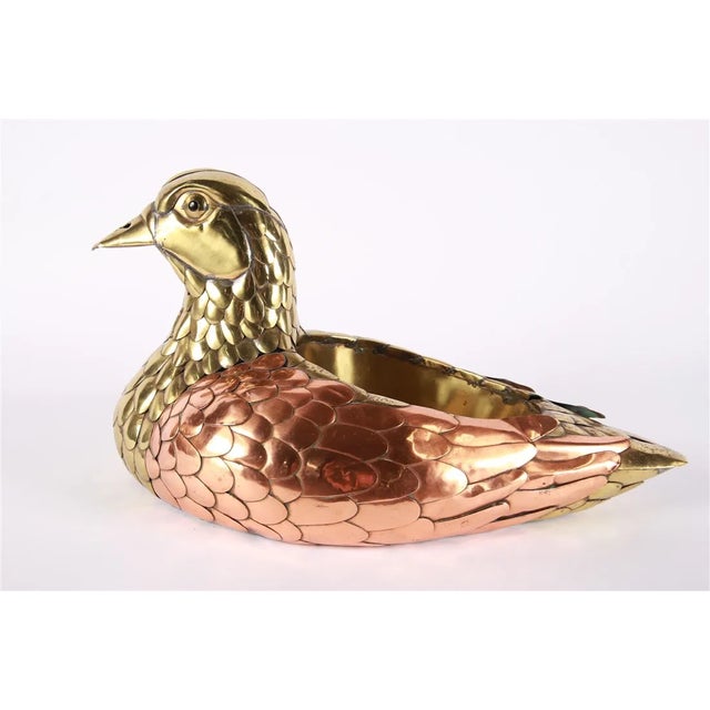 Sergio Bustamante (Mexican, b. 1949). Welded brass and copper. Height: 10", Length: 19", Depth: 11". Welded copper and...