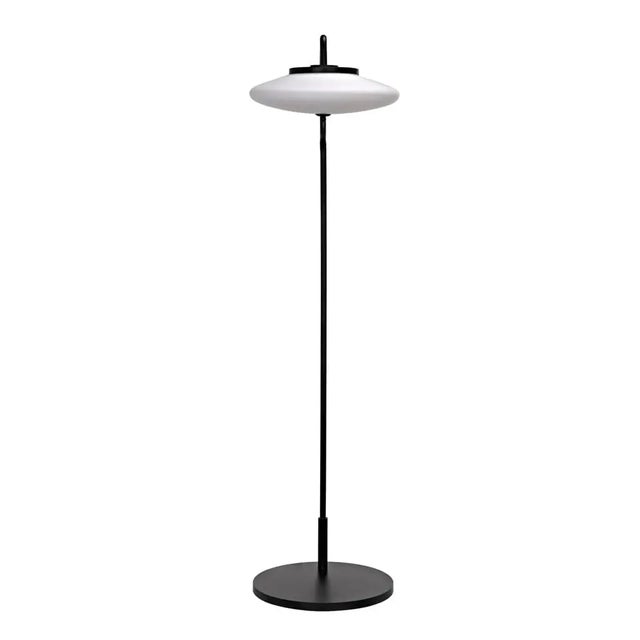 Noir Lolibri Floor Lamp, Black Iron For Sale - Image 4 of 5