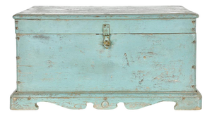 Compartmentalized Box in Patinated Wood