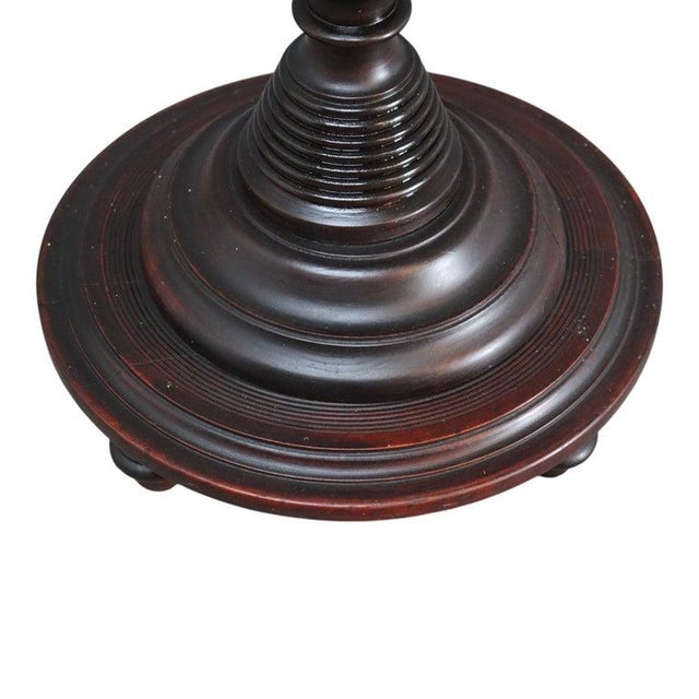 Victorian Rj Horner Carved Mahogany Twisted Column Sculpture Stand C1900 For Sale - Image 3 of 10