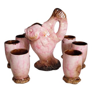 Vintage Drinks Set, 1950s, Set of 7 For Sale