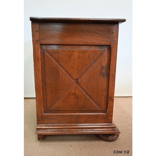 Small Renaissance Oak Chest, Early 1900s For Sale - Image 10 of 18