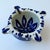 Blue Antique French Hand-Painted Stoneware Mortar – Blue & White Pottery – Early 20th Century For Sale - Image 8 of 8