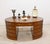 Victorian Oval Partners Desk in Walnut For Sale - Image 3 of 14