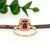 Timeless 2.6cts Madagascar Ruby & Diamond Halo Ring in 14k Solid Gold | Em 9x7mm, Size 6.75 For Sale In Columbus - Image 6 of 7