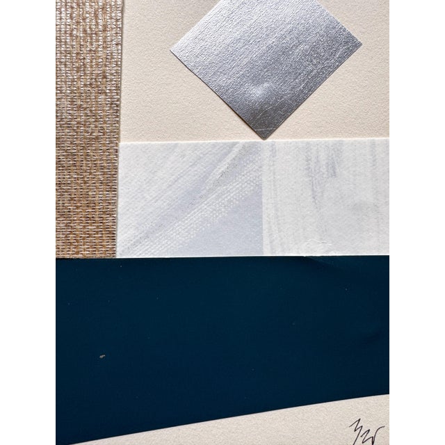 "Rhythm Replaces Reason 4" Original Mixed-Media Collage on Paper by Zac Woodiel For Sale In Little Rock - Image 6 of 9