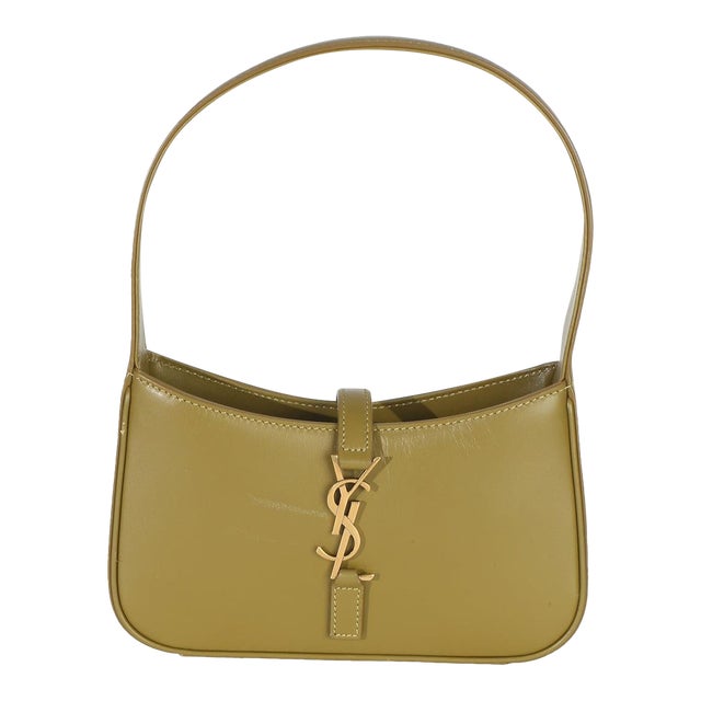 Olive Smooth Calfskin Mini Le 5 A 7 Hobo For Sale