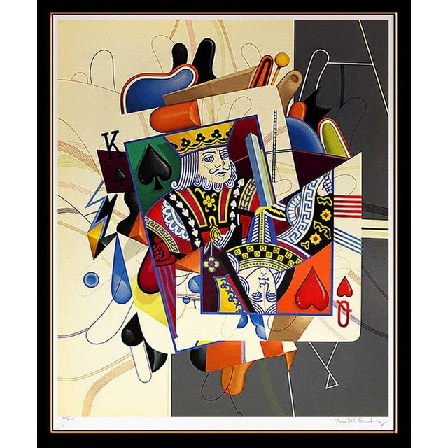 Message us to inquire about custom framing options! (Included for free with every purchase) Yankel Ginzburg Serigraph,...