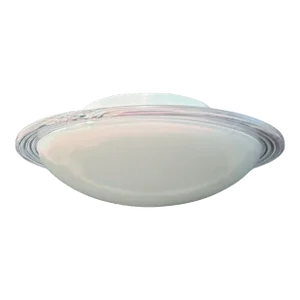 1960s Milky White Murano Flush Mount