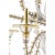 Glass Elegant Huge Ca’ Rezzonico Murano Glass Chandelier With Gold Accents and Leaves For Sale - Image 7 of 7