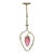 1900s French Light Pink Pendant For Sale