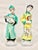 Vintage Chinese Male and Female Figurines-A Pair For Sale - Image 12 of 12