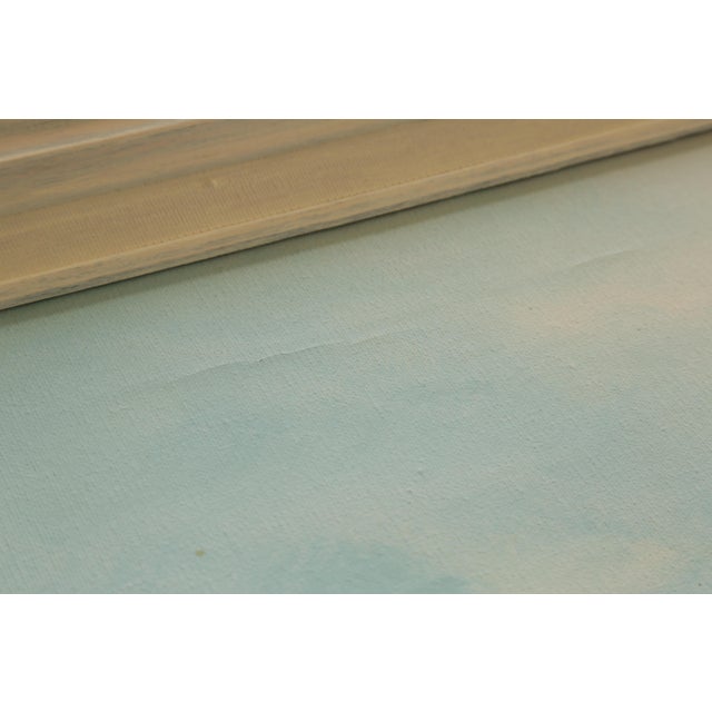 Large Mid-Century Vintage California Ocean Beach Seascape Plein Air Painting, Framed For Sale - Image 10 of 15