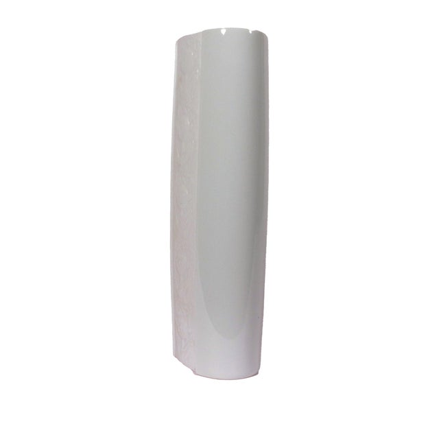 Mid-Century Modern Bjørn Wiinblad Rosenthal Studio-Linie White Porcelain Relief Vase Circa 1961–1975 For Sale - Image 3 of 10