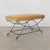 Metal Panoplie Iron Loop Bench, Camel Mohair For Sale - Image 7 of 12