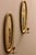 Metal Mid-Century Swedish Oval Brass Sconces, Set of 2 For Sale - Image 7 of 10