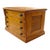 Brass J & P Coats Attr Oak 4 Drawer Spool Cabinet C1900 For Sale - Image 8 of 10