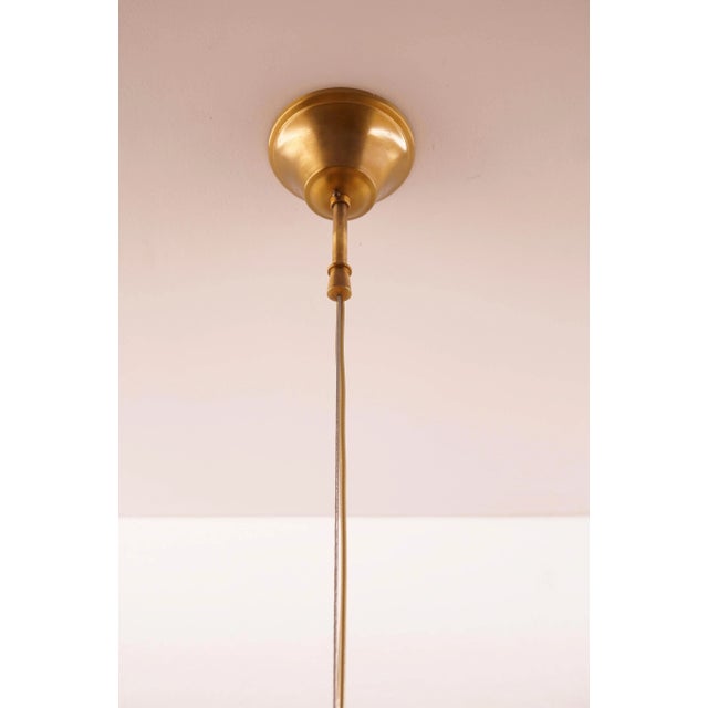 Brown Murano Glass Flower Petal Pendant Lamp, 1960s For Sale - Image 8 of 9