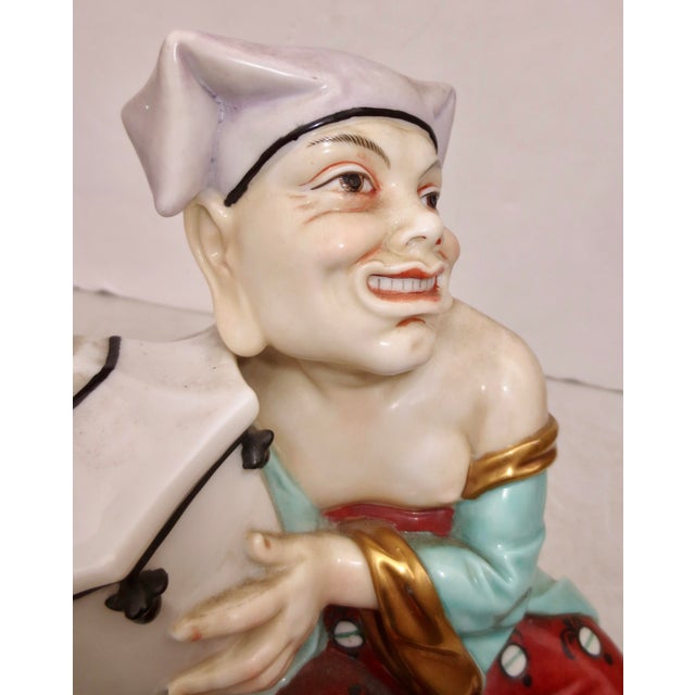 Early 20th Century German Porcelain Night Light Circa 1930s' For Sale - Image 5 of 12