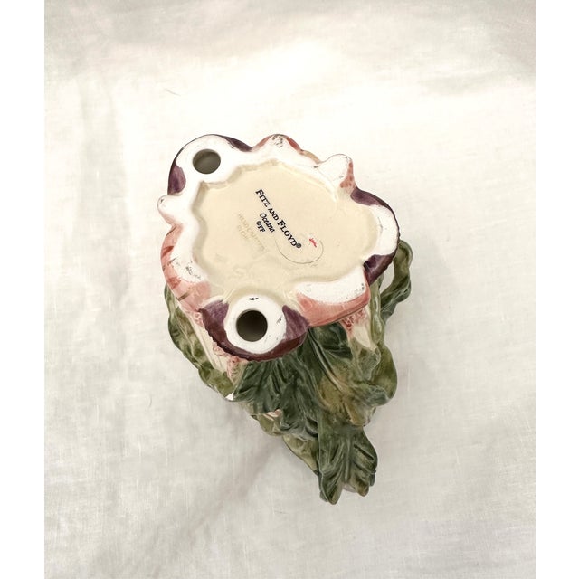 Fitz & Floyd Oceana Multicolor Shell Pitcher For Sale In Palm Springs - Image 6 of 8