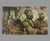 Antique Oriental Hand Painted Architectural Tile Mosaic Wall Plaque 30” X 48” For Sale - Image 4 of 11