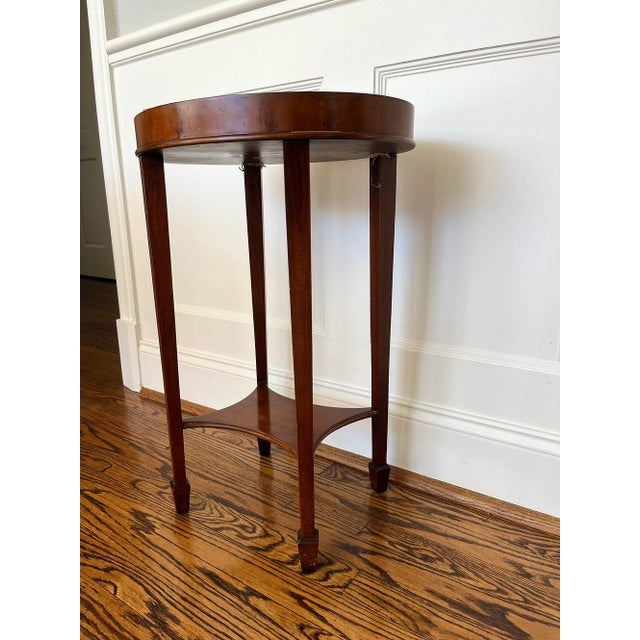Wood Mid 20th Century Flame Mahogany Drinks Table For Sale - Image 7 of 7