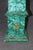 Metal Palatial Pair of French Empire Style Malachite and Bronze Mounted Obelisks For Sale - Image 7 of 7