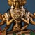 1980s 1980s Tibetan Gilt Painted Bronze Ushnishavijaya (Vijaya) Statue, Three‑Face Eight‑Armed Buddhist Goddess Sculpture For Sale - Image 5 of 10