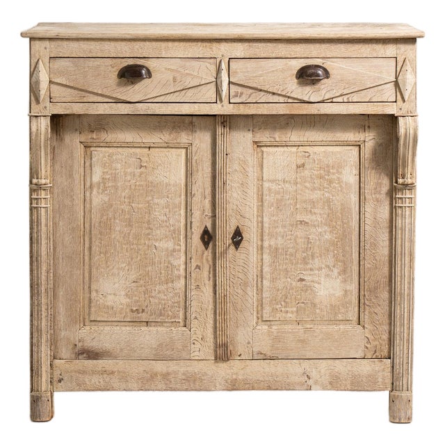 19th Century France Antique White Wood Storage Cabinets & Cupboards For Sale