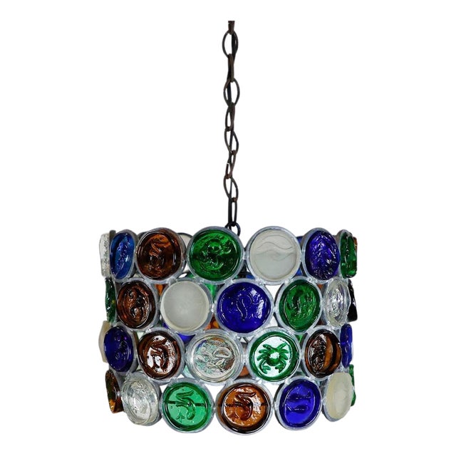 1970s Hanging Chandelier by Feders For Sale