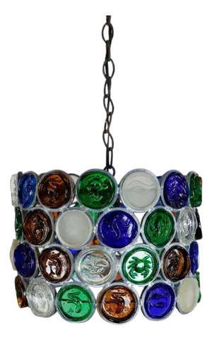 1970s Hanging Chandelier by Feders