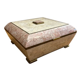 Vintage Maitland Smith Style Hinged Box For Sale