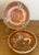 Set of two rustic style earthenware bowls made in Hungry in the mid 20th century. The bowls are hand turned and painted....
