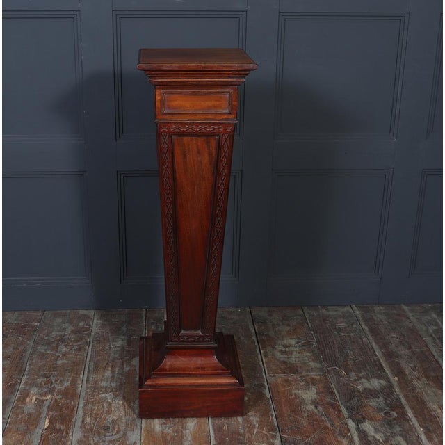 1920s Georgian Style Mahogany Pedestal Stand, 1920s For Sale - Image 5 of 16