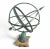 Metal Antique Patinated Bronze Armillary Sphere on Carved Stone Pedestal For Sale - Image 7 of 7