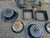 Late 19th Century Victorian Cast Iron Garden Urns - A Pair For Sale - Image 9 of 15