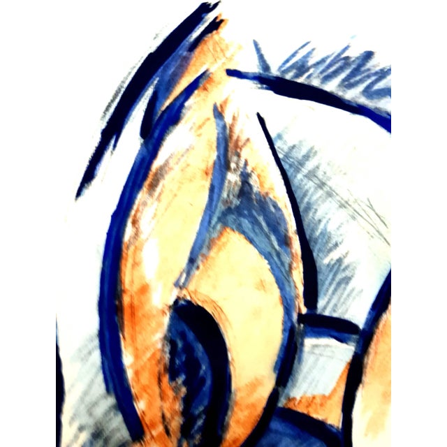 Woman - Pochoir 1962 For Sale - Image 6 of 8