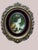 Vintage Cameo Creation Ornate Gilt Framed Miniature Portraits – Pair For Sale - Image 6 of 6