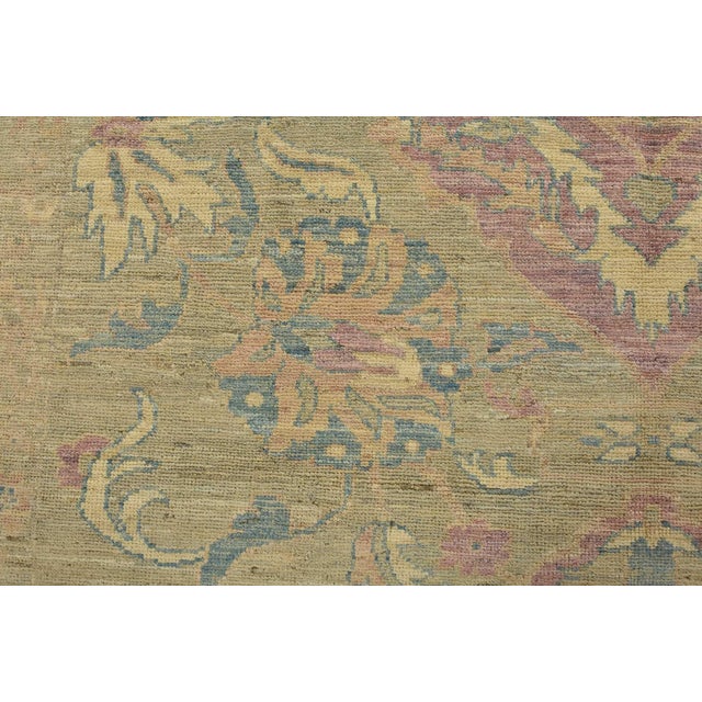 Ziegler Rug 6’2” X 9’4” Gray Wool Traditional Hand-Knotted Oriental Carpet For Sale - Image 9 of 15