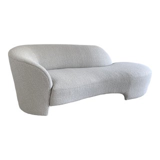 Vladimir Kagan for Weiman Cloud Sofa in Dedar Milano Karakorum Boucle For Sale