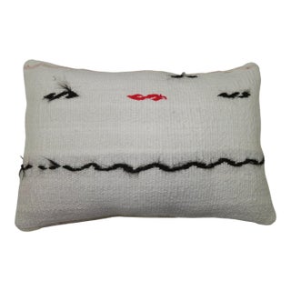 Minimalist Vintage Turkish Kilim Pillow For Sale