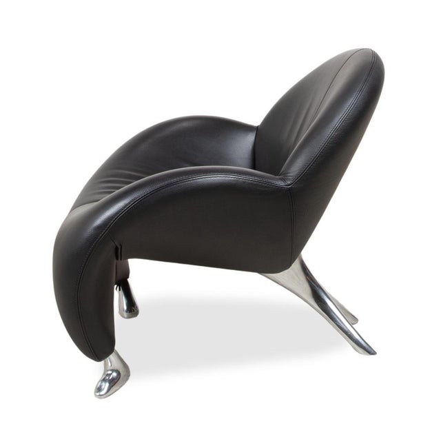 Set of Papageno Leather Chair and Ottoman from Leolux, Set of 2 For Sale - Image 18 of 18