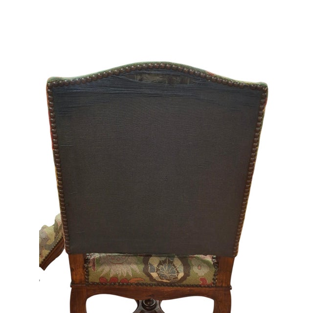 Pair of Antique Louis XIV Style, Needlepoint-Upholstered Side Chairs For Sale - Image 17 of 17