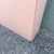Postmodern Pink Gloss Laminate Waterfall Nightstands With Queen Headboard Set - 3 Pieces For Sale - Image 12 of 12