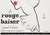 Mid-Century Modern 1953 French Mid-Century Advertisement Print for Lipstick by Gruau For Sale - Image 3 of 3