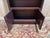 Low Mahogany Bookcase with Marble Top, 1980s For Sale - Image 6 of 8
